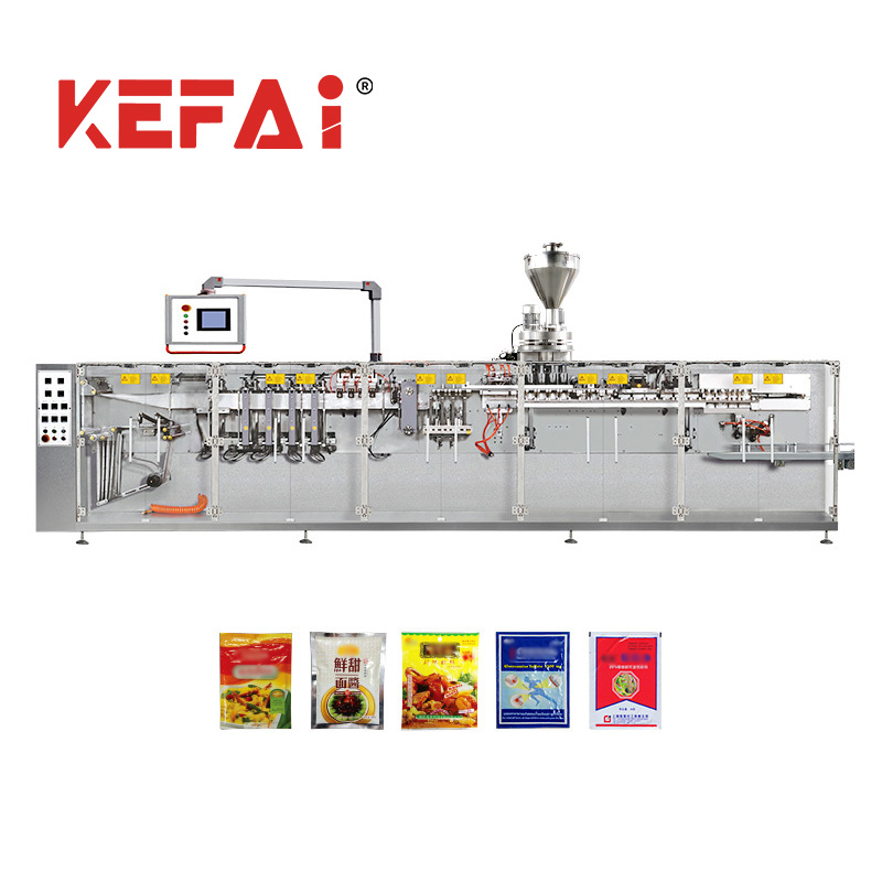 KEFAI Granule HFFS Flat Side Seal Bag ເຄື່ອງຫຸ້ມຫໍ່