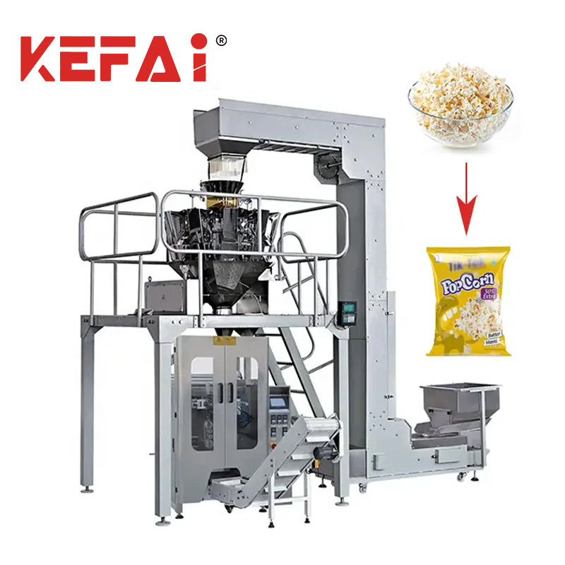 KEFAI Multi Head Weigher ເຄື່ອງຫຸ້ມຫໍ່ Popcorn